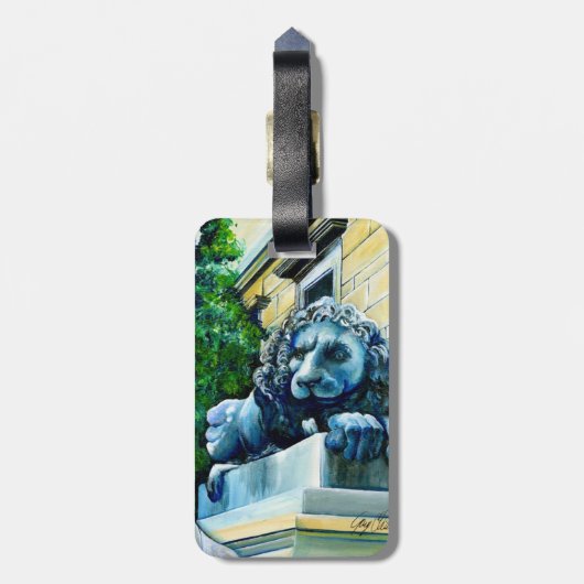 Geëmeerde waareline bagagelabel (Achterkant verticaal)