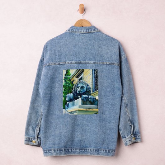 Geëmeerde waareline denim jacket (Hangar)