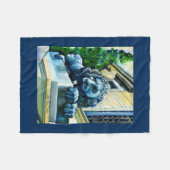 Geëmeerde waareline fleece deken (Voorkant (Horizontaal))