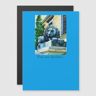 Geëmeerde waareline magnetische uitnodiging