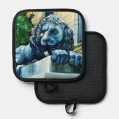 Geëmeerde waareline pannenlap (Voorkant / Achterkant)