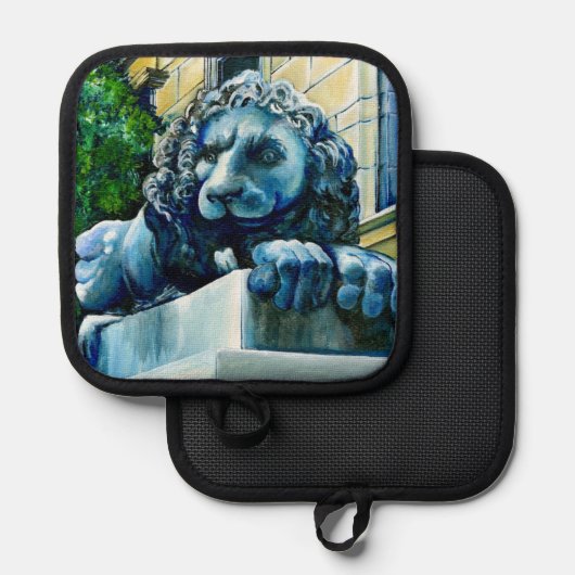 Geëmeerde waareline pannenlap (Voorkant / Achterkant)