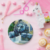 Geëmeerde waareline papieren bordje (Feest)