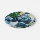 Geëmeerde waareline papieren bordje (Gekanteld)