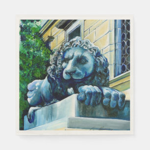 Geëmeerde waareline servetten