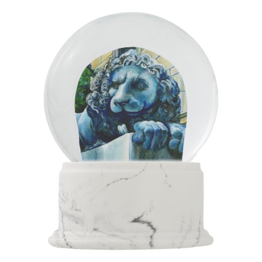 Geëmeerde waareline sneeuwbol (Achterkant)