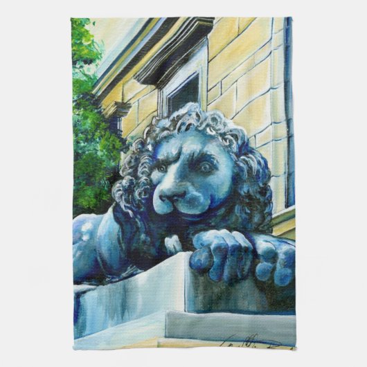 Geëmeerde waareline theedoek (Verticaal)