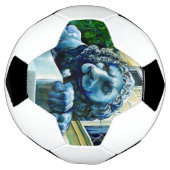 Geëmeerde waareline voetbal (Gedraaid)