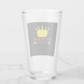 Geen 1 voetbalmoeder glas (Achterkant)
