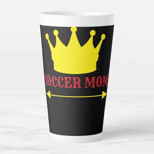 Geen 1 voetbalmoeder latte mok (Voorkant)