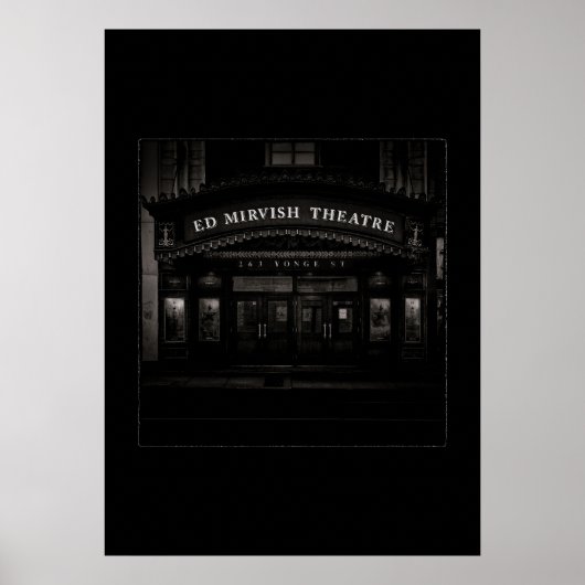 Geen 263 Yonge St 2 met rand Poster (Voorkant)