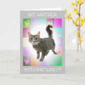 "Geen 39ste verjaardag meer?" Kaart (Gele Bloem)