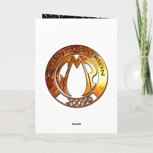 Geen aambeeld kaart (Achterkant)