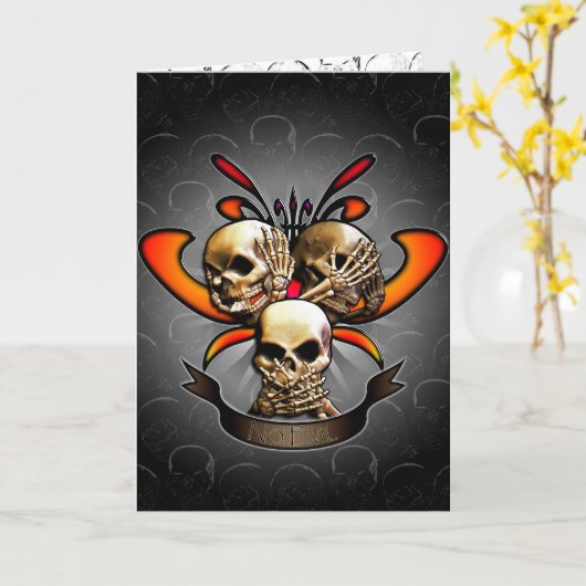 Geen aambeeld kaart (Gele Bloem)