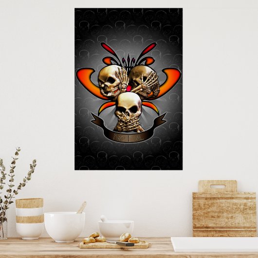 Geen aambeeld poster (Keuken)