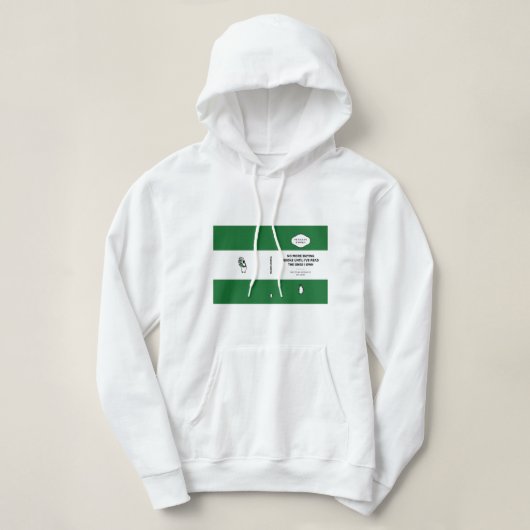 Geen aankopen meer totdat ik de e-mail heb gelezen hoodie (Design voorkant)