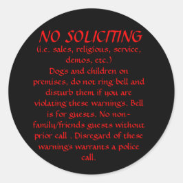 GEEN AANSPREKENDE sticker (Zwart)