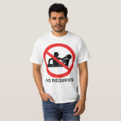 Geen aanvragen DJ-T-SHIRT T-shirt (Voorkant volledig)
