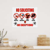 Geen aanvragen poster (Keuken)