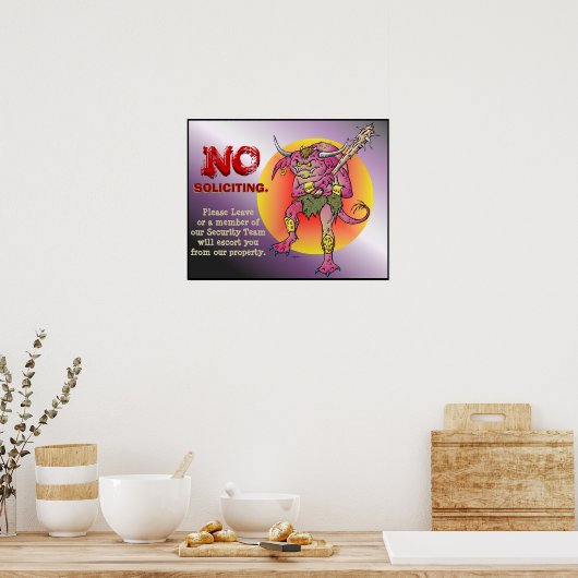 Geen aanvragen poster (Keuken)