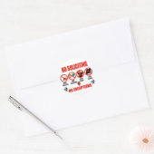 Geen aanvragen ronde sticker (Envelop)