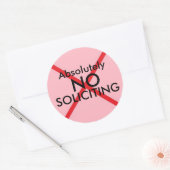 Geen Aanvragende Deur Sticker (Envelop)