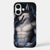 Geen aardige jongen meer Grappige Alpha Wolf Meme Case-Mate iPhone Case (Achterkant)