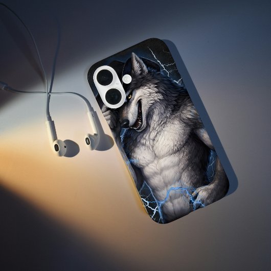 Geen aardige jongen meer Grappige Alpha Wolf Meme Case-Mate iPhone Case