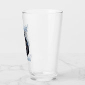 Geen aardige jongen meer Grappige Alpha Wolf Meme  Glas (Links)