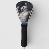 Geen aardige jongen meer Grappige Alpha Wolf Meme  Golfheadcover (Voorkant)
