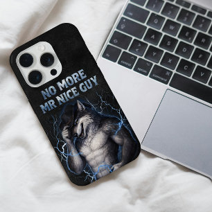Geen aardige jongen meer Grappige Alpha Wolf Meme  iPhone 15 Pro Case