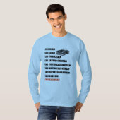 Geen ABS, geen GPS, geen Airbag.., geen probleem,  T-shirt (Voorkant volledig)