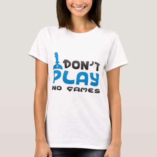 Geen accessoires voor games t-shirt (Voorkant)