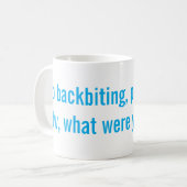 Geen achterklap koffiemok (Voorkant links)