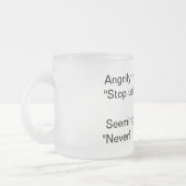 Geen adverbs Humorische Mok (Links)