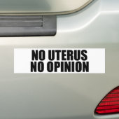 Geen advies bumpersticker (Op auto)