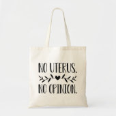 Geen advies tote bag (Voorkant)