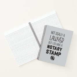 Geen advocaat Notaris Kladblok Cadeau Notitieboek