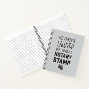 Geen advocaat Notaris Kladblok Cadeau Notitieboek