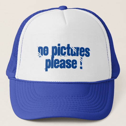 Geen Afbeeldingen alsjeblieft. Trucker Pet (Voorkant)