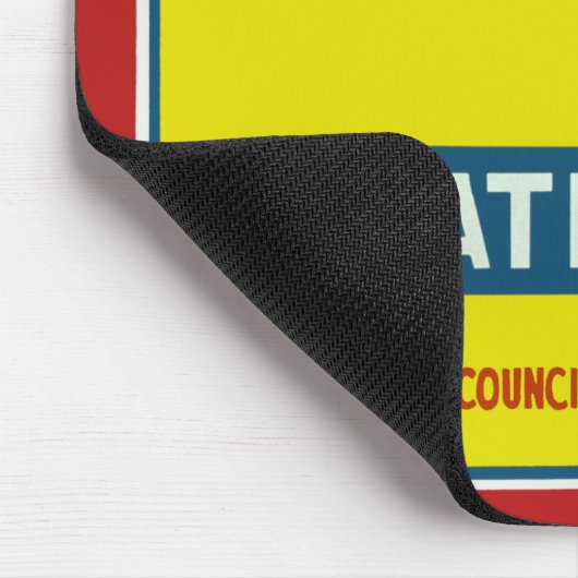 Geen afvalwater muismat (Hoek)