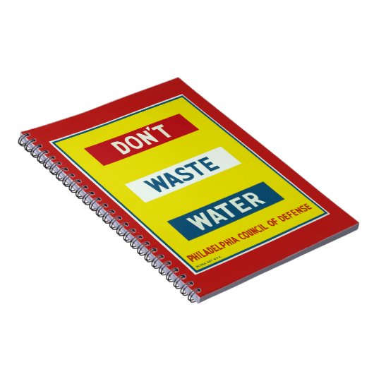 Geen afvalwater notitieboek (Rechterzijde)