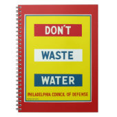 Geen afvalwater notitieboek (Voorkant)