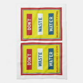 Geen afvalwater theedoek (Verticaal)