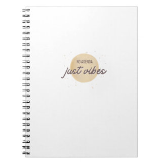 Geen Agenda, Gewoon Sfeer | Grappig Notitieboek vo