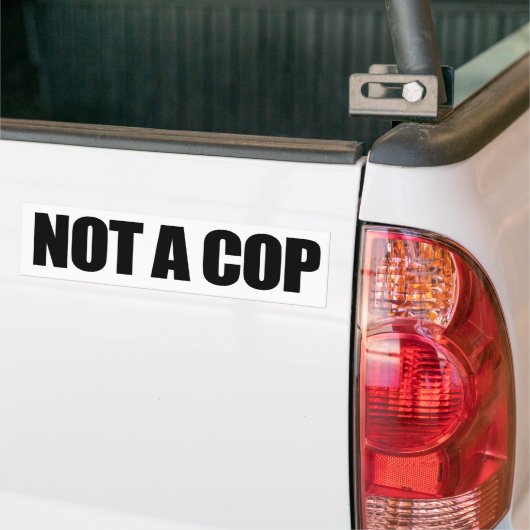 GEEN AGENT BUMPERSTICKER (Op Truck)