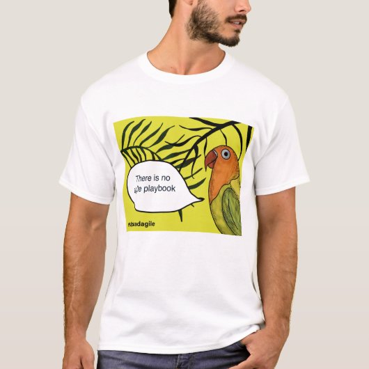 Geen agile playbook t-shirt (Voorkant)