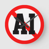 Geen AI Ronde Klok (Voorkant)