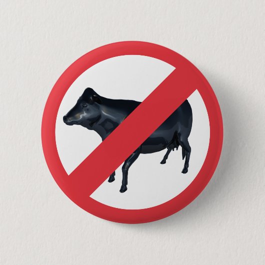 Geen airy knop ronde button 5,7 cm (Voorkant)