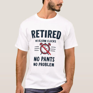 Geen Alarm Geen Broek Grappig Pensioen Mok T-shirt